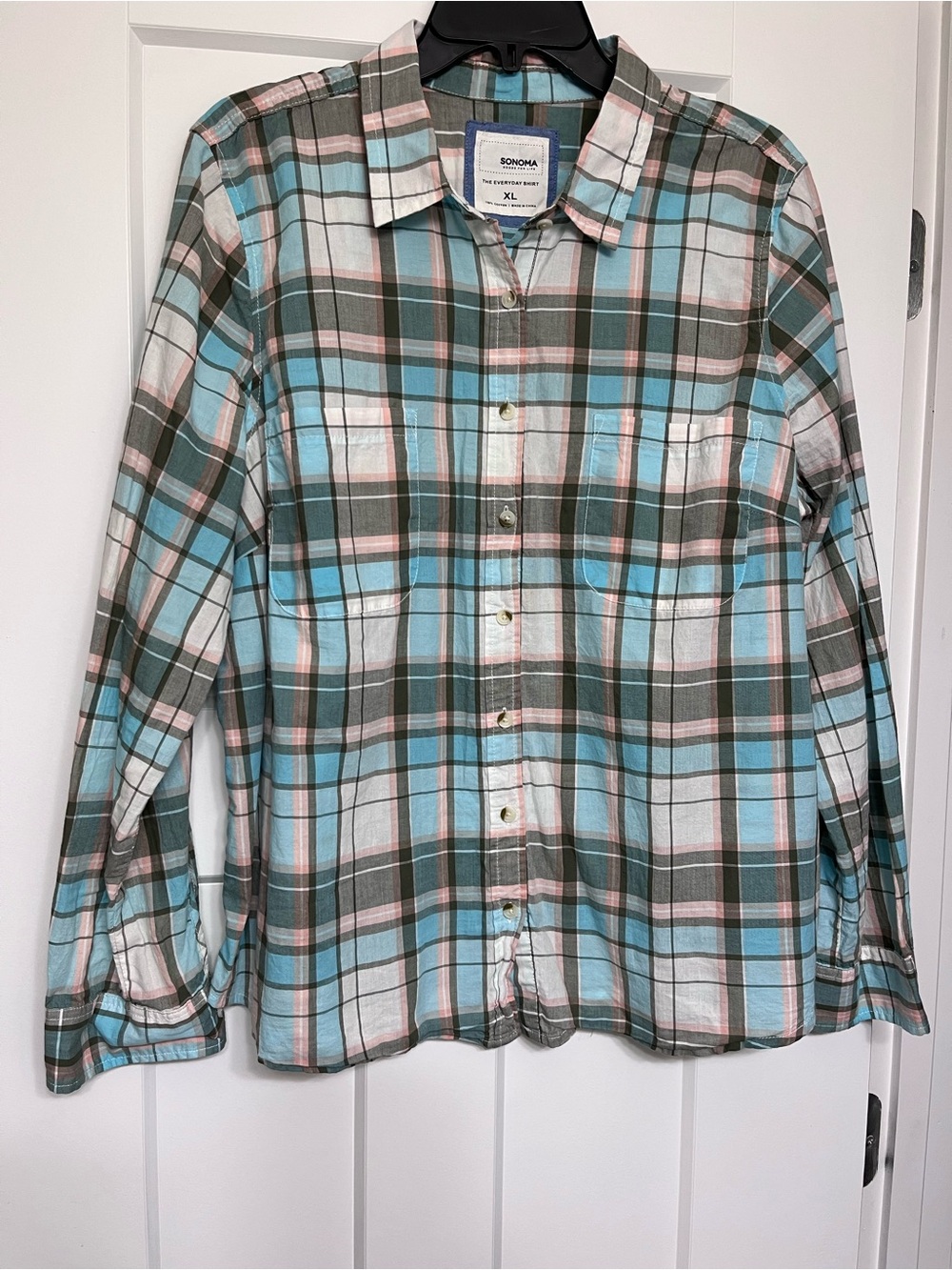 Sonoma Plaid Button-Down Shirt